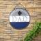 Glitzhome® 13" Father's Day Metal Bottle Cap Bottle Opener Wall Sign & Organizer